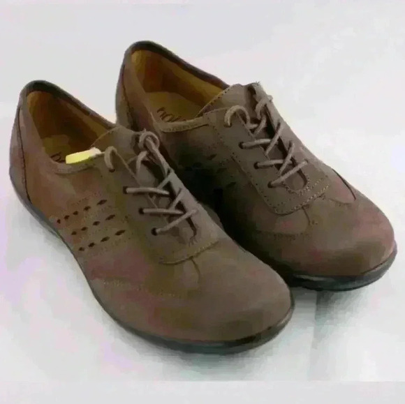 Hotter Suade Leather Cayla Shoes Oxfords - Picture 1 of 8